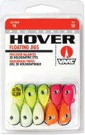 VMC Hover Jig, Floating Jig Head, #4 Size, #2 Hook, Glow Kit, Assorted Glow Colors, 10 Pk - HVJ#4GK