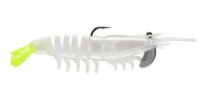 Strike King Tidal Shrimp - 3" - Pearl Chartreuse Tail - PRSSW3-492