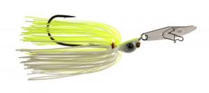 1st Gen Copperhead Bladed Jig - 3/8oz - Chartreuse White - CHBJ38-02