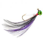 Mr. Crappie Shoo Shiner Jig -  1/64oz - Raven - MRCSS164-626