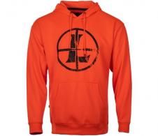 Leupold Distressed Reticle Performance Hoodie Blaze Orange L - 184045