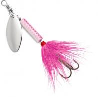 Blue Fox Whip Tail Deep Runner Inline Spinner - 1/16 oz - Pink/White - BFWT0PKWT