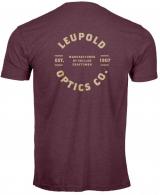 Leupold Skilled Craftsmen Tee Maroon XLarge - 184128