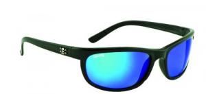 Calcutta RP1BM Rockpile Sunglasses Matte Black Frame And Blue Mirror Lens