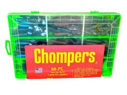 Chompers 5" Skirted Twin Tail Grub Kit - 67 pc kit