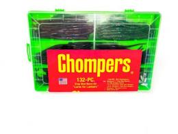 Chompers Drop Shot Worm Kit  132 pcs