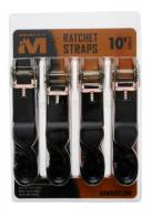 Muddy 1″ X 10′ Standard Duty Ratchet Straps - 4 pack