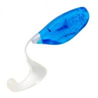 Mr. Crappie Crappie Cutter Soft Plastic Grub - 1.5" - Blue Pearl - MRCCCTR15-185