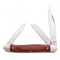 Bear & Son Cutlery Stockman Folding Knife, Midsize, 5 5/8" Blade, Rosewood Handle, Box - 218R