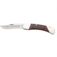 Bear & Son Cutlery Clip Point Lockback Folding Knife, Midsize, 2 3/4" Blade, Rosewood Handle, Box - 205R Bear & Son Cutlery Clip Point Lockback Folding Knife, Midsize, 2 3/4" Blade, Rosewood Handle, Box - 205R