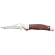 Bear & Son Cutlery Drop Point Lockback Folding Knife, Cowhand, 2 7/8" Blade, Rosewood Handle, Pocket Clip, Box - 2149LR