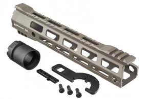 Rise Armament 10" AR-15 Skeletonized M-LOK Handguard - Foliage Green - RA-905-100-FG
