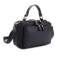 Jessie & James Pandora Compact Concealed Carry Crossbody Satchel Purse - Black - SMC60111 BK