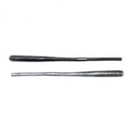 LiveTarget ICT 4.5" Finesse Worm, Black / Silver, 10/pack - FWRM114SK1011