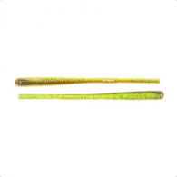 LiveTarget 4.5" Finesse Worm, Chartreuse / Brown , 10/pack - FWRM114SK1018