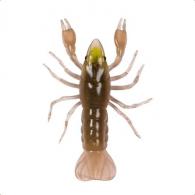 LiveTarget ICT 2.8 Crawfish Unrigged, Natural / Yellow, 6/pack - CFU71SK1002