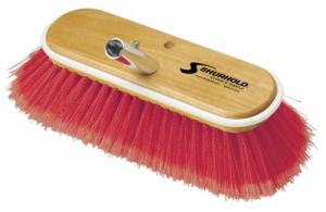 Shurhold Deck Brush, 10", Combo (RED AND YELLOW) - 982 Shurhold Deck Brush, 10", Combo (RED AND YELLOW) - 982