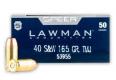 Speer Lawman Training Total Metal Jacket 40 S&W Ammo 50 Round Box - SPE53955
