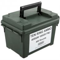 Ten Ring Ammo Can 40 S&W 180gr FMJ 400/Can (400 rounds per box)