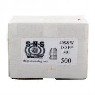 SNS CAST BULLET 40 .401 180GR FP - SS40180FP