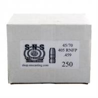 SNS CAST BULLET 45/70 .458 405GR RNFP