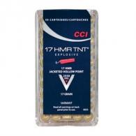 CCI TNT .17 HMR 17gr JHP 50/bx (50 rounds per box) - CCI53 CCI TNT .17 HMR 17gr JHP 50/bx (50 rounds per box) - CCI53