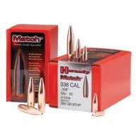 Hornady 338 Cal 285gr BTHP Match Bullets 50/bx - HDY3339