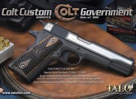 COLT TALO CUST GOVERNME 45ACP BRIGHT NKL FLATS - O1991TCG COLT TALO CUST GOVERNME 45ACP BRIGHT NKL FLATS - O1991TCG