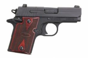 SIG P938 9MM ROSEWOOD BLK NITRON NS 6RD - 938M9RGAMBI