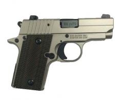 SIG P238 380ACP 6RD 2.7 NICKEL VECTOR GRIPS - 238380NI SIG P238 380ACP 6RD 2.7 NICKEL VECTOR GRIPS - 238380NI