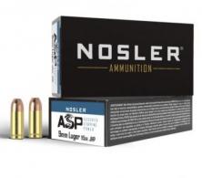 Nosler Match Grade Ammo 9mm 124gr JHP 20/bx - NSL51286