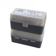Ammo Box 50rd Flip-Top 223 204 Ruger 6x47 Clear/Smoke - RS5041