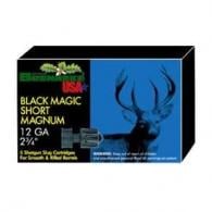USA BRENNEKE AMMO BLACK MAGIC MAG. 12 GAUGE 3IN 1 3/8OZ SLUG (5 R USA BRENNEKE AMMO BLACK MAGIC MAG. 12 GAUGE 3IN 1 3/8OZ SLUG (5 R