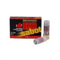 USA BRENNEKE AMMO K.O. 20 GAUGE 2 3/4IN 7/8 OZ. SLUG (5 ROUNDS PE - USBSL202KO USA BRENNEKE AMMO K.O. 20 GAUGE 2 3/4IN 7/8 OZ. SLUG (5 ROUNDS PE - USBSL202KO