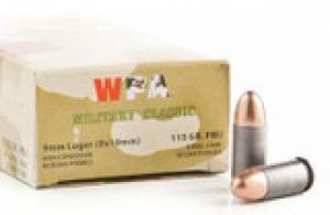 WOLF 9MM LUGER 115gr FMJ steel case  50rd box - WO919FMJ