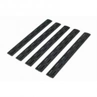 Rail Panel Kit 5-Pack M-LOK Rubber Black 5.5" - BCMMMRRPBLK5 Rail Panel Kit 5-Pack M-LOK Rubber Black 5.5" - BCMMMRRPBLK5