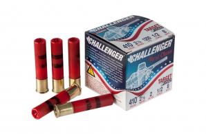 Challenger First Class 410GA Ammo 2-1/2" 1/2OZ #8 25RD BOX - CTA4108 Challenger First Class 410GA Ammo 2-1/2" 1/2OZ #8 25RD BOX - CTA4108