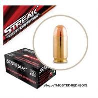 STREAK 380 Auto 100 gr TM -Red 20bx - 380100TMCSTRK