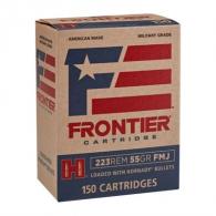 Hornady Frontier Ammo .223 Remington 55gr FMJ 150rd - FR1015 Hornady Frontier Ammo .223 Remington 55gr FMJ 150rd - FR1015