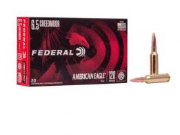 Federal American Eagle 6.5 CRD 123gr Open Tip  20rd box - AE65CRD4