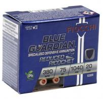 Fiocchi Blue Guardian Hollow Point 380 ACP Ammo 75gr 20rd box - BG380RR Fiocchi Blue Guardian Hollow Point 380 ACP Ammo 75gr 20rd box - BG380RR