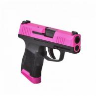 P365 9MM LUGER SPECIAL CERAKOTE HANDGUNS BLACK FRAME/PINK SLIDE - 3659BXR3NC12