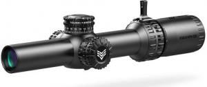 Swampfox Arrowhead Series 1-6X24 30mm Second Focal Plane Riflescope - ARH16241-GM