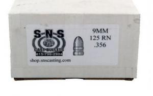 S&S Cast 9mm (.356") 125gr RN Lead Bullets 500/Box - 9MM 125RN NLG S&S Cast 9mm (.356") 125gr RN Lead Bullets 500/Box - 9MM 125RN NLG