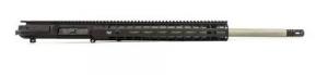 M5E1 Enhanced 22" 6.5 Creedmoor Stainless Steel Complete Upper Receiver w/ 15" Enhanced Handguard - Anodized Black - APAR308554M46