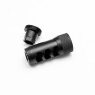Area 419 Hellfire Self Timing Muzzle Brake 223/6mm Black Nitride 5/8-24 - 419HF-BN-6MM