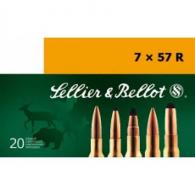 7X57MM RIMMED 173GR SPCE AMMO 20 rd box - SB757RA