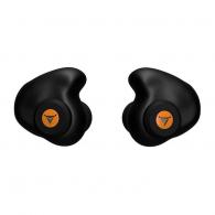 Decibullz Custom Molded Percussive Shooting Earplug - Black - FLTR-SHO-BLK