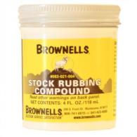 Brownells "Original" Stock Rubbing Compound 4oz - NONE
