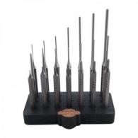 21 PIECE STEEL PUNCH SET W/ BENCH BLOCK